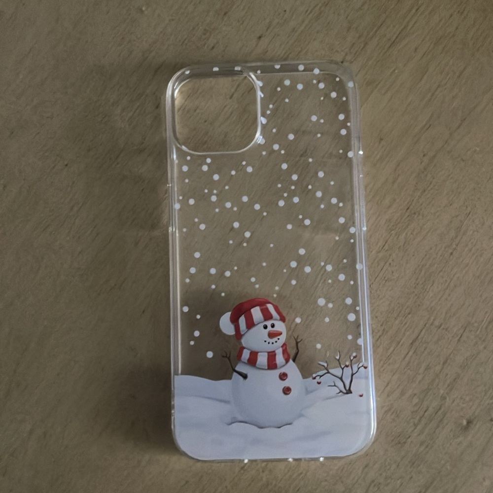 Iphone 14 Snowman Cover ⛄️